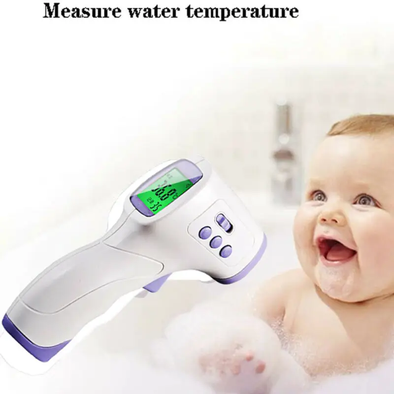 

Digital Thermometer Infrared Forehead Non-touch Temperature Gun For Baby Adult Thermometers