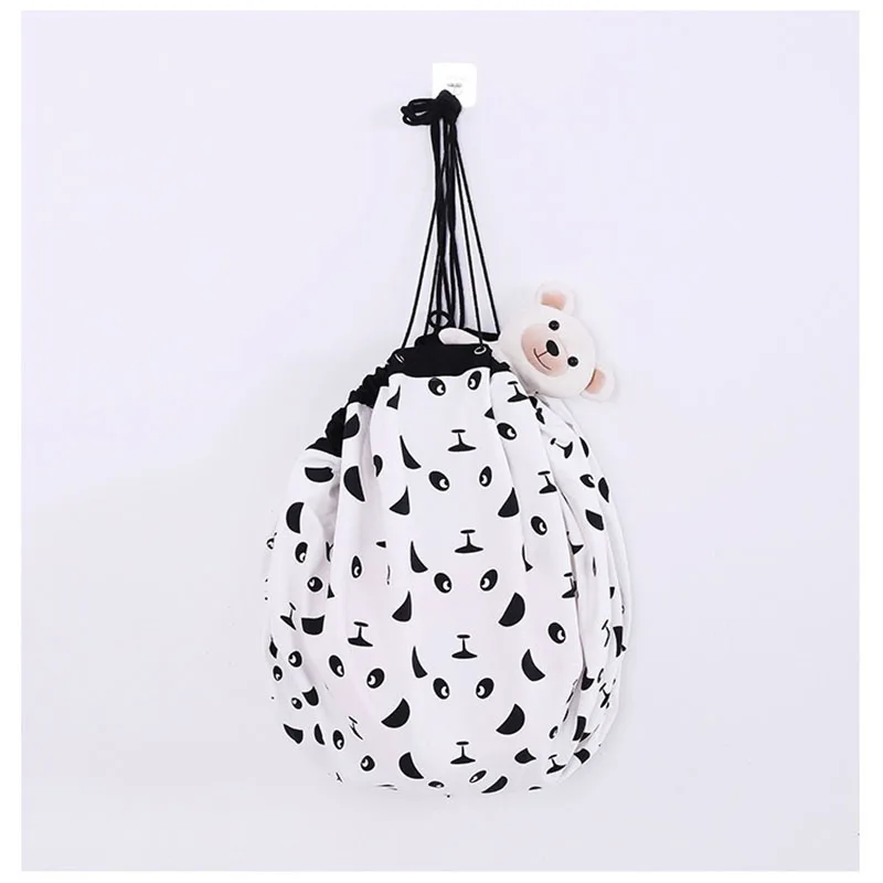 Baby-Toy-Storage-Bag-Play-Mats-Carpet-For-Children-Room-Decor-Large-Capacity-Cute-House-Design