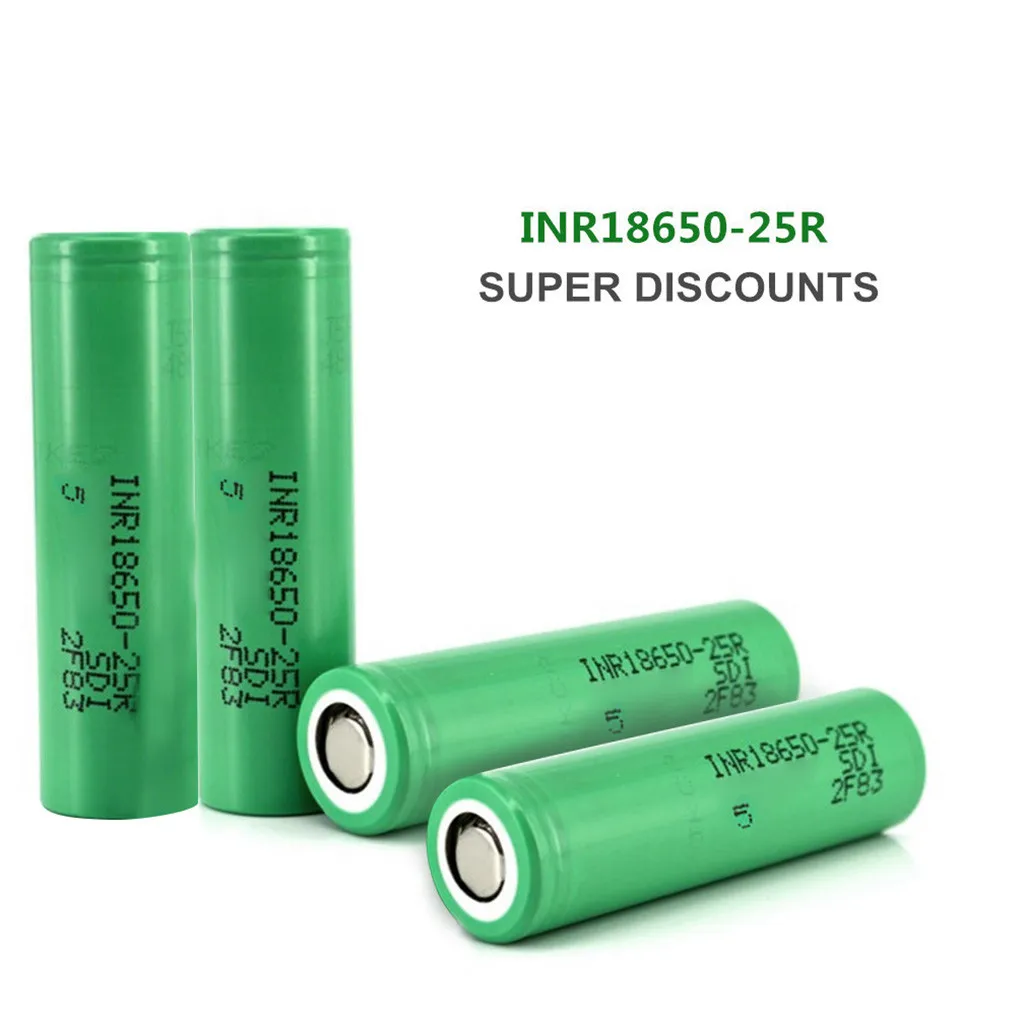25R 2500mAh 3,6 V аккумуляторная батарея для samsung литий-ионный аккумулятор