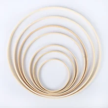 8-40cm quadro de madeira aro círculo bordado aro ferramenta círculo de bambu para ponto cruz mão diy arte artesanato ferramenta de costura