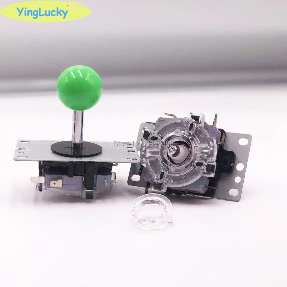

yinglucky 4pcs arcade-joystick HAPP joystick arcade diy pc jamma joystick 4/8 way for game red ball