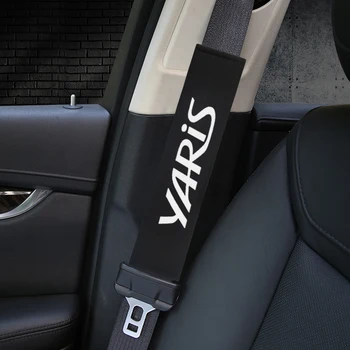 

Car Styling Protect Shoulders Pads Case For Toyota yaris 2004 2008 2018 Auto Cover Stickers Accessories Car-Styling