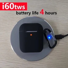 I60 tws беспроводные наушники bluetooth супер стереонаушники бас наушники 1:1 копия сенсорного управления гарнитура с микрофоном для всех телефонов