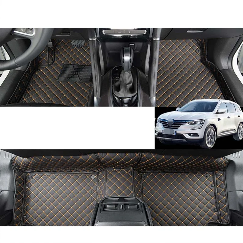 Автомобильные стильные кожаные Коврики для renault koleos samsung QM6 аксессуары ковер