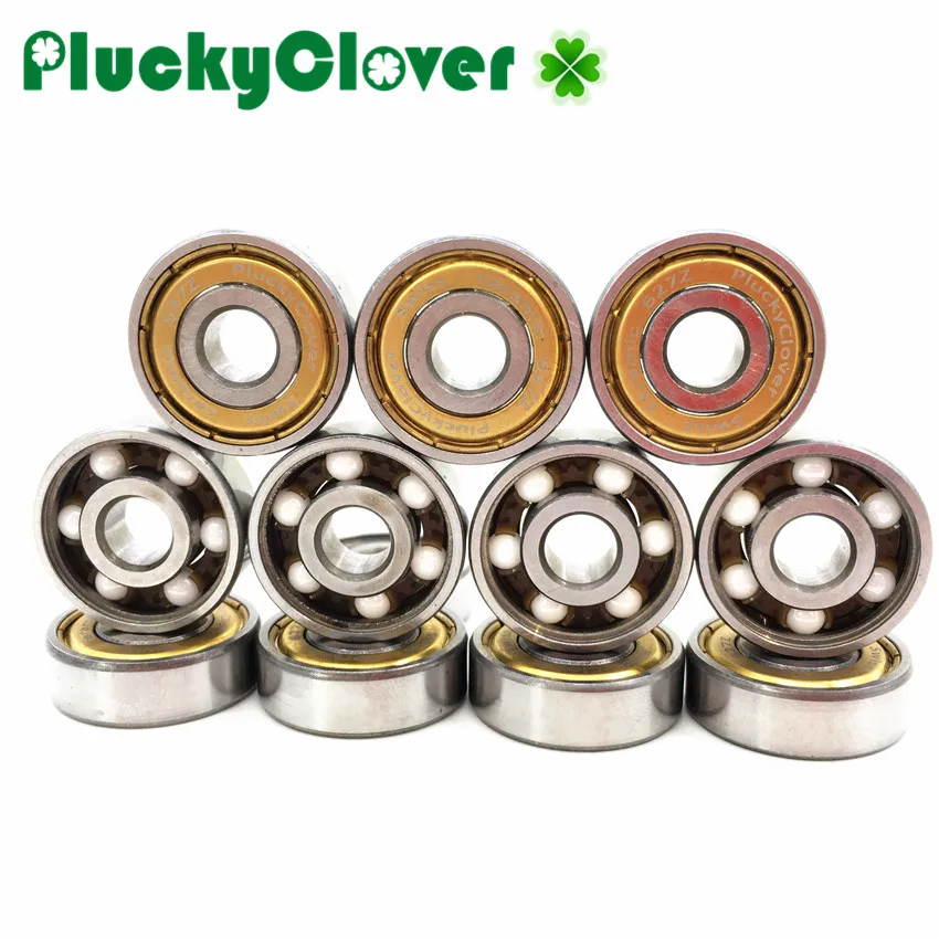 16pc Quad Skate Bearing 627 with 6 outwards Ceramic balls Artistic skate roller Quad hockey skates Bearing 627 Art skate