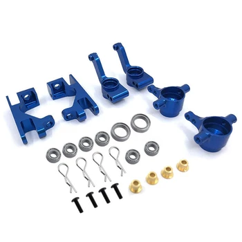 

Steering Blocks Caster Blocks C-Hubs Stub Axle Carriers with Ball Bearings Replace for Traxxas 1/10 Slash 4X4 Parts