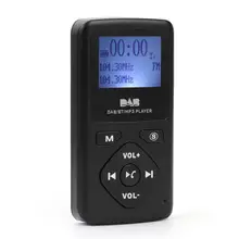 P7 цифровой ЖК-дисплей DAB/DAB+/FM радио приемник с Bluetooth MP3-плеер