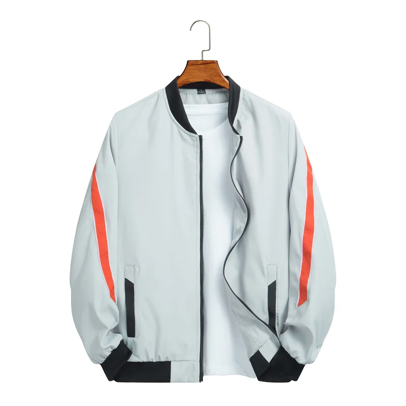 80% OFF 2019 Spring New Men's Bomber Zipper Jacket Male Casual Streetwear Hip Hop Fit Pilot Coat Men Clothing Plus Size 4XL