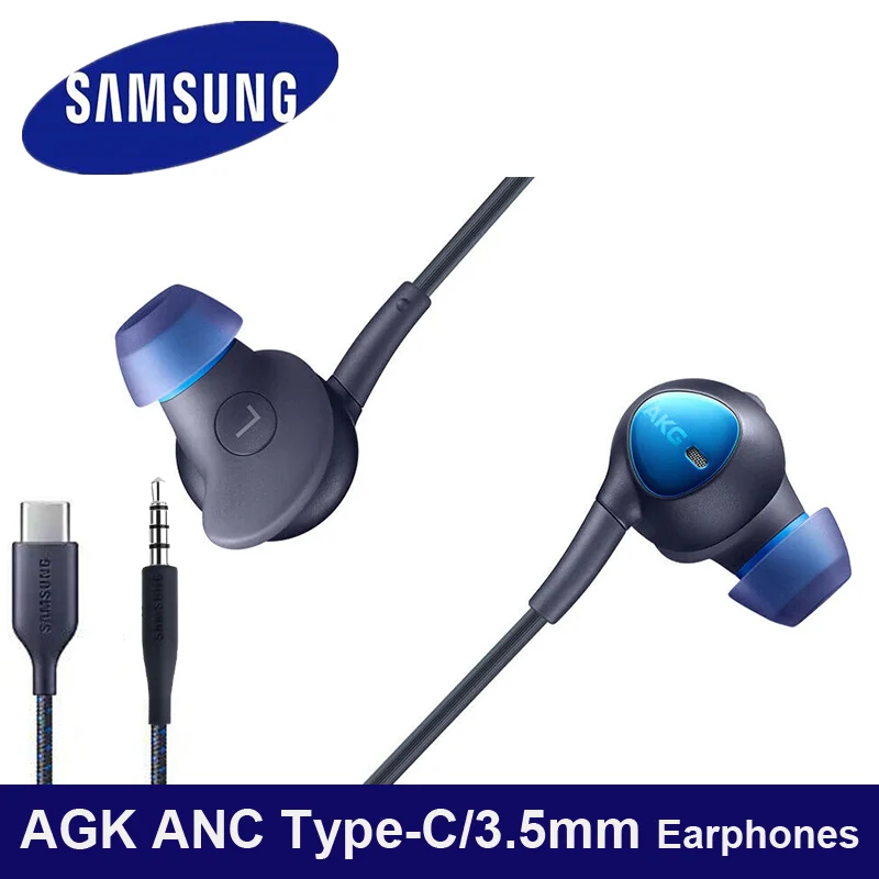 Samsung наушники AKG ANC гарнитура наушники-вкладыши 3 5 мм/Type c с микрофоном проводные