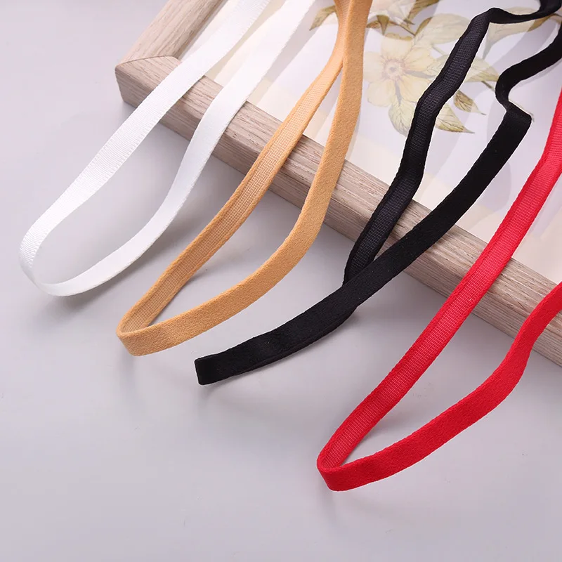 Wide 10mm Underwire Replacement Bar Cover Band Ribbon Underwear Ring Binding Fabric Band DIY Supplies Accessory 5meters/lot