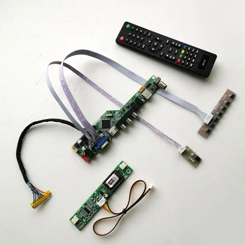 

For LM190WX1-TLH1/TLK1 2CCFL 30Pin LVDS T.V56 controller board VGA HDMI AV USB RF Remote+Inverter+keyboard LCD display panel Kit