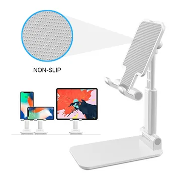 

Foldable Phone Stand, Multi-Angle Adjustable Desk Phone Holder Compatible for All 4"-7.9" iPhone, HUAWEI, Samsung, Other Phones