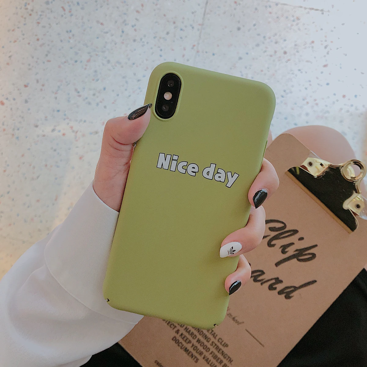 Новые милые слова сообщения хороший день чехол для iPhone 6 6S 7 8 Plus X XR XS максимальный