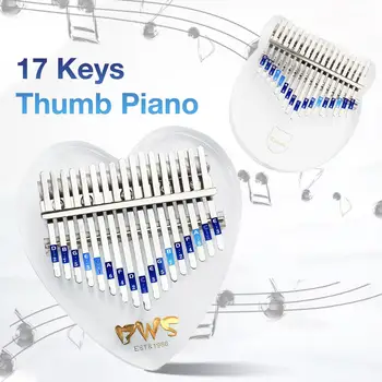 

17 Keys Kalimba Thumb Piano High Quality Finger Piano Musical Instruments With Learning Book Tuning Mallet Kalimba Piano