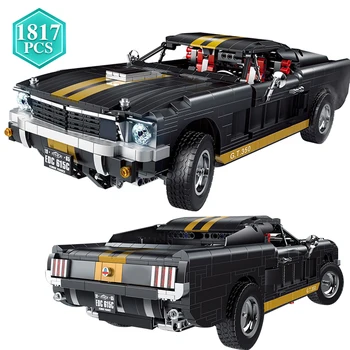 

1817pcs Ideas Technic Word Famous Phantom Steed Simulation Car Building Blocks Static Car Bricks Model Toys Boys Birthday Gift