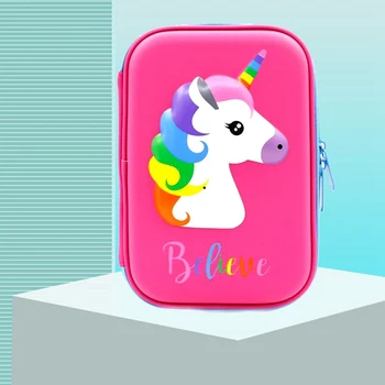 

Pencil Case Unicorn Piornik Kawaii Cute School Supplies Big Pencilcase Estuche Pencil Box Material