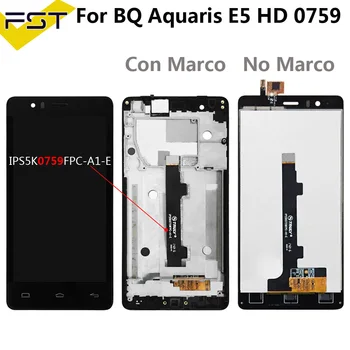 

LCD Pantalla With Tactil Touch Screen Digitizer For BQ Aquaris E5 0759 IPS5K0759FPC-A1-E LCD Display Assembly With Frame
