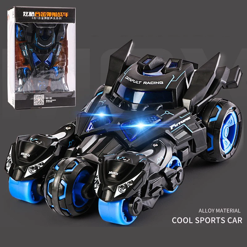 1:32 игрушечный автомобиль светодиодный светильник для светящихся гоночных треков с прохладным мигающим светильник лучший подарок для детей(выталкиваемый мотоцикл