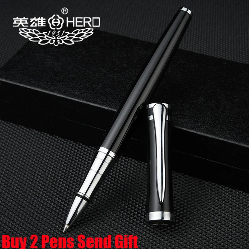Новое поступление, ручка Hero Brnd, металлическая шариковая ручка, роскошная, деловая, для письма, подарок, ручка для подписи, купить, 2 ручки, отправить подарок