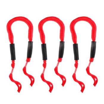 

Boat Lines & Dock Ties - Bungee Boating Dock Ties Pack of 3 - Loop and Hook Style Boat Anchoring Docking