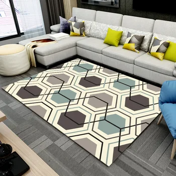 

Absorbent Anti-skid Shaggy Carpet Simple Modern Nordic Rugs And Carpets Living Room Bedroom Bedside Rectangular Coffee Table Rug