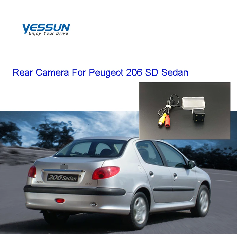 Yessun номерной знак камера заднего вида для peugeot 206 207 307 407 седан Toyota Camry Verso 2012 Vios