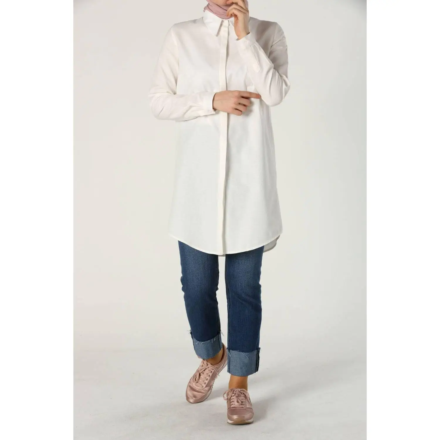 Рубашка со скрытыми пуговицами|Мусульманская одежда| |