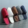5 PCS Portable Slippers Men Women Hotel Disposable Shoes Unisex Business Travel Spa Home Guest Party Indoor Folding Slippers 4
