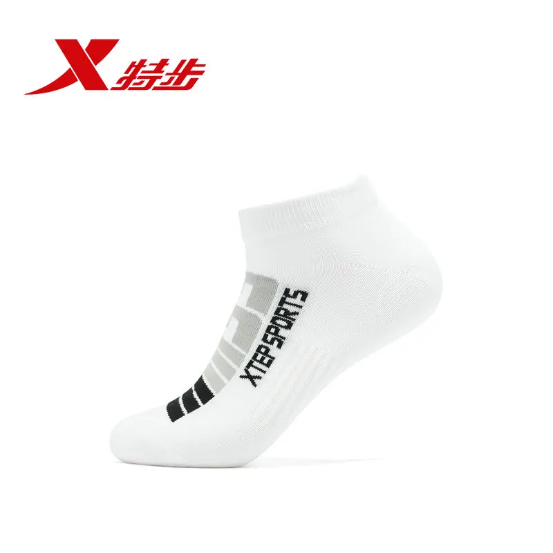 881339549018 Xtep men's socks 3-pairs/Lot short socks new breathable comfortable summer short tube sports socks running