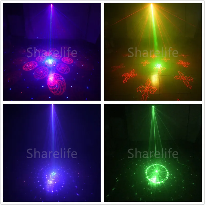 Sharelife Водонепроницаемый мини 32 RGB гобо Открытый Пейзаж лазерный светильник сад дом двор дерево Рождество удаленный проектор светильник ing