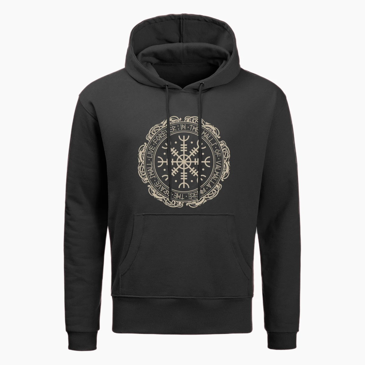 Odin Viking Gone To Valhalla Hoodie Men Tv Show Viking Print Hoodie Vintage Autumn Hip Hop Sweatshirt Winter Harajuku Streetwear