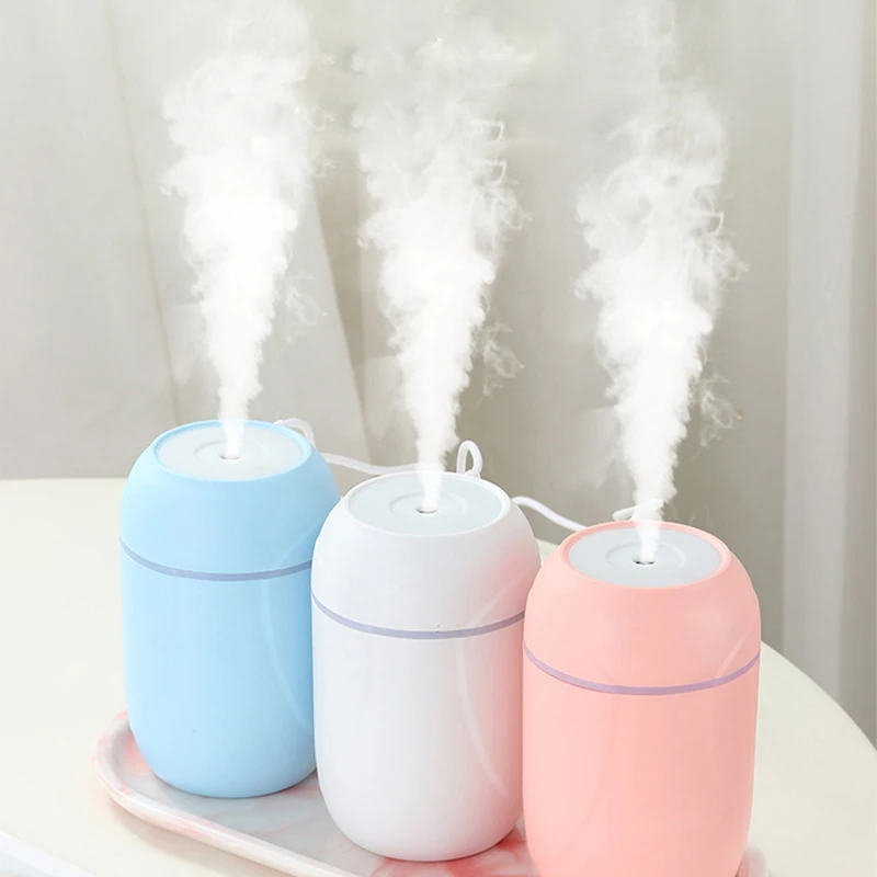 

ELOOLE Portable ON-Board USB Air Humidifier Humidification Spray Diffuser With Colored Lights Silent Work Without Noise For Home