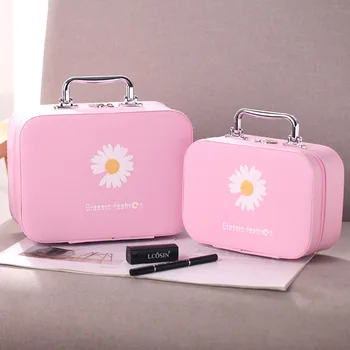 

New Cute Cosmetic Bag Portable Large-capacity Travel Storage Portable Korean Version of The Cosmetic Case Fashion Simple
