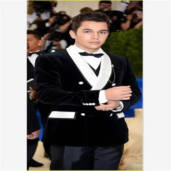 

Man Wedding Men Suit Groom Tuxedos One Button Peaked Lapel Best man Prom Bridegroom Men's suits 3 piece set (jacket+pants+vest)