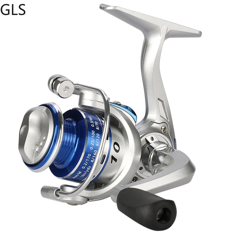 5.2:1 High-speed Saltwater Bass 500-Series Mini Fishing Reel Metal Spool Spinning Wheel Fishing Tackle GLS, spinning fishing reels,fishing reels