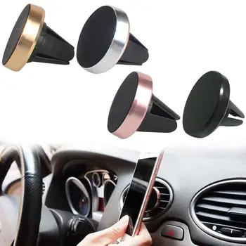 

Universal Round Magnetic Air Vent Mount Car Phone Holder Bracket Stand Cradle portable Will not block your sight when driving