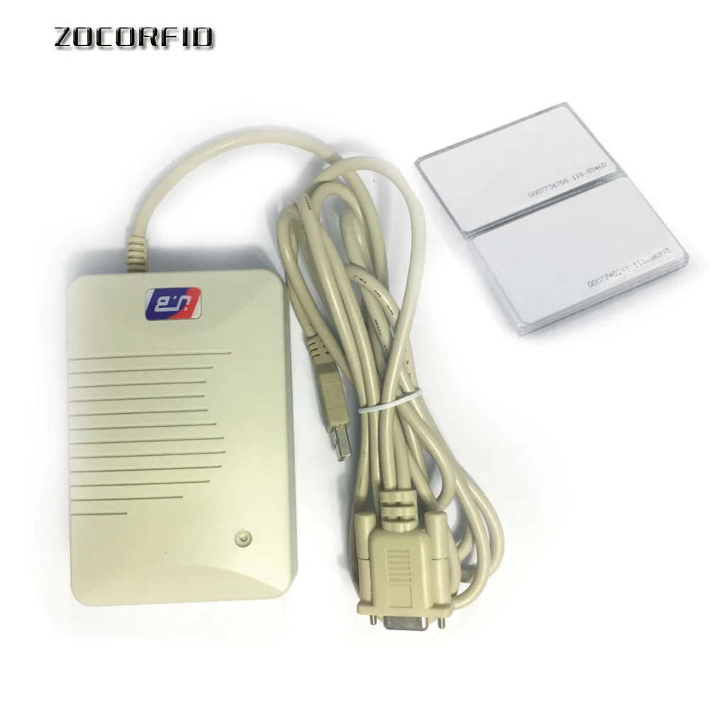 Считыватель EM ID карт YLE406R 125 кГц RS232 RFID EM4100 считыватель доступа + 2 шт. белые карты |