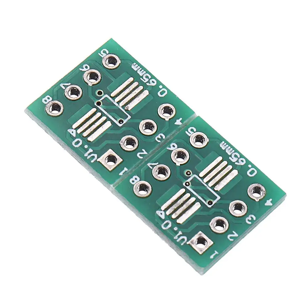 LEORY 60/100/200/400 шт TSSOP8 SSOP8 SOP8 для DIP8 Interposer модуль PCB плата адаптера пластины 0,65 мм