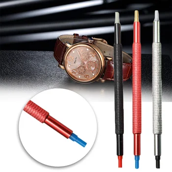 

3pcs Watch Hand Presser Pusher Fitting Set Double Head Watch Pin Pen Holder Watchmakers Wristwatch Watch Repair Accessories Tool