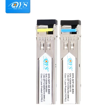 

5pairs GBIC 1000Base-LX SMF 20KM SFP Module 1.25G LC BiDi 1310nm/1550nm WDM switch SFP Transceiver Module with DDM Function