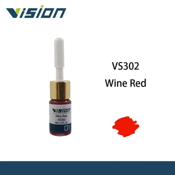 

Vision VS302Wine Red 3ml Microblading Pigment Organic Natural Paste Tattoo Ink Colors for Permanent Makeup 3D Embroidery Eyebrow