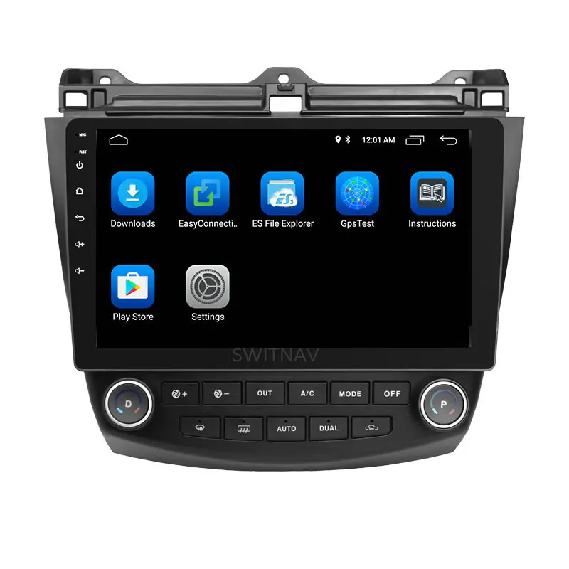 Excellent SWITNAV Big Screen Android 9.0 CAR DVD Player For HONDA ACCORD 7 car multimedia support DVR DAB OBD car audio gps 2