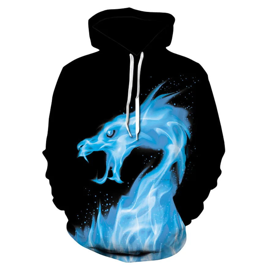 

Big Sizes S-6XL! 2021 Autumn Winter Men's Clothings Fashion Designer's 3D Print Skull Men's Hoodies Rock Sweatshirt ropa hombre