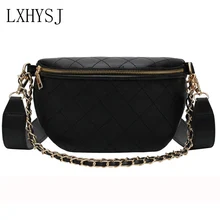 Women Waist Bag Fanny Pack Belt Bags PU Material Chest Packs Hip Package Luxury Crossbody Bag Large Capacity Female Waist Pack