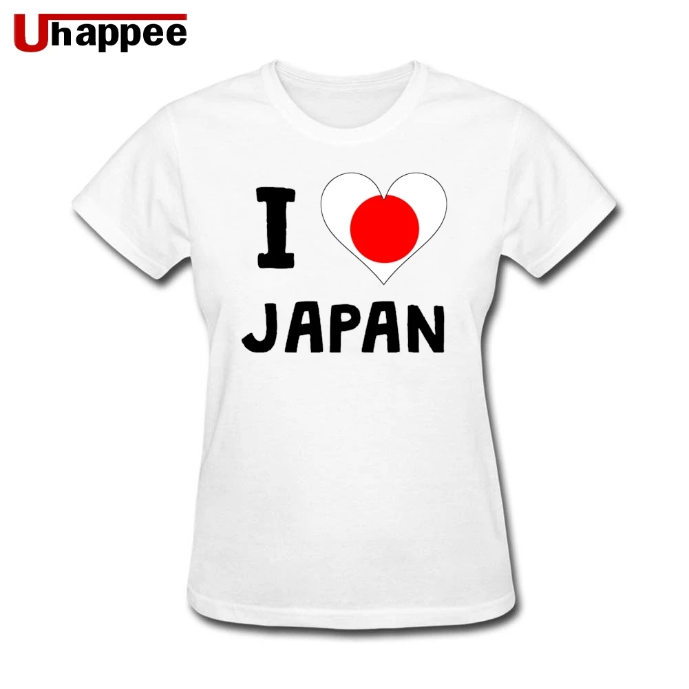 Футболка с надписью I Love Japan Heart Flag женские футболки короткими рукавами и круглым