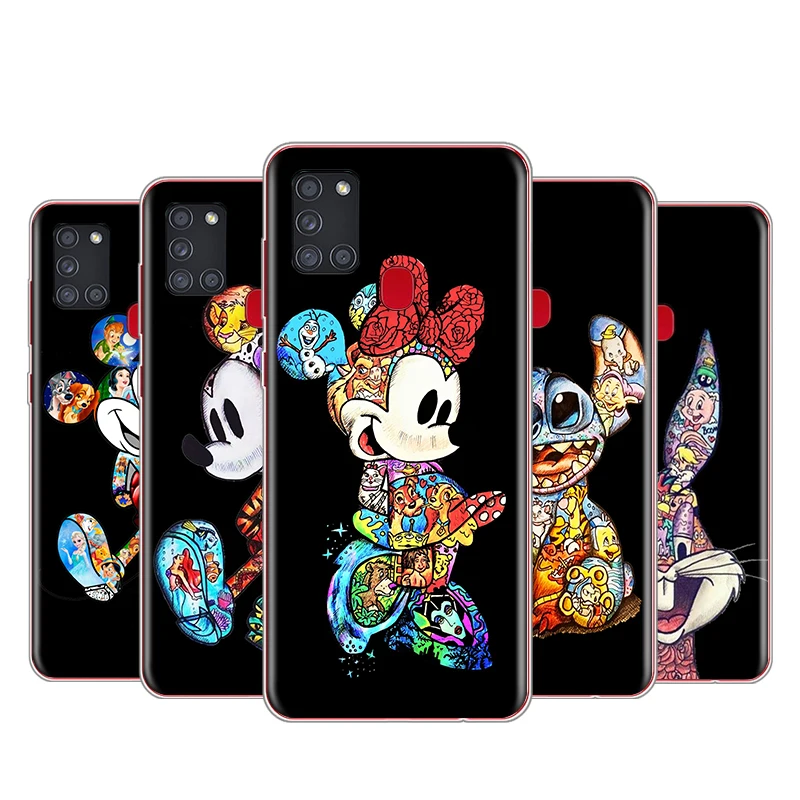 

Mickey Tattoo Cartoon For Samsung A51 A91 A81 A71 A41 A31 A72 A52 A02 S A32 A12 A42 A21 S A11 A01 UW Transparent Phone Case