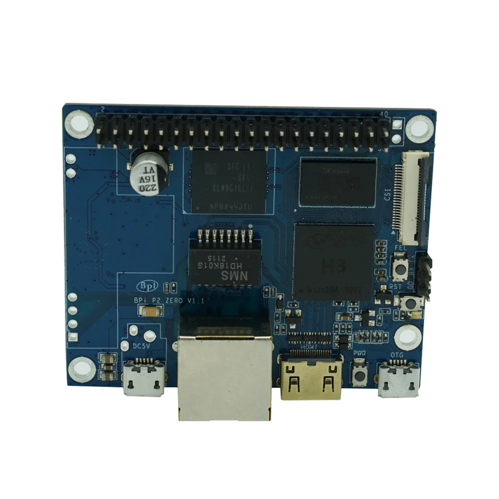 Zero Allwinner h3 Quad Core Suporte de Computador de Placa Única para Iot e Casa Inteligente Novo Bpi-p2 Quadro demonstração - Imagem 4