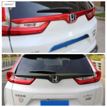 

Lapetus Accessories For Honda CR-V CRV 2017 2018 2019 Rear Trunk Logo Cover Tailgate Door Handle Molding Boot Garnish Bezel Kit