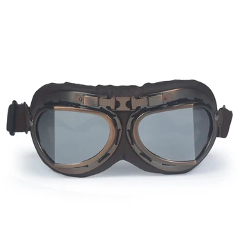 

Black saddle universal goggles cycling MX Motorcycle Glasses Motorcycle Glasses aviation back goggles departure goggles