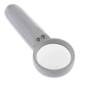 

5X Magnification LED Magnifying Glass Loupe Handheld Magnifier with Handle